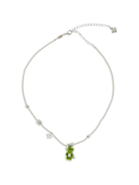 YVMIN flower pendant necklace Silver 26154GRN00NN