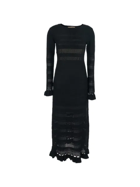 TWINSET ruffled-detail dress Black 261TP3080