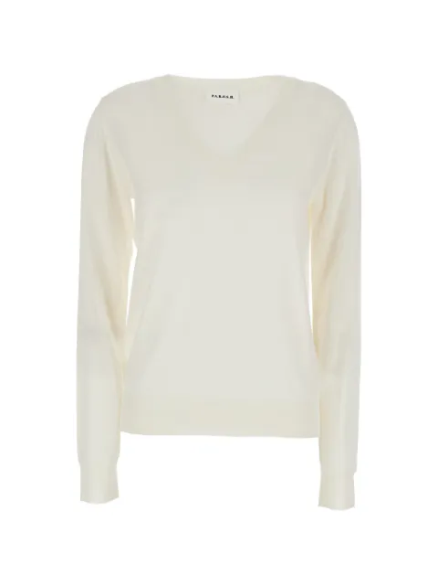 P.A.R.O.S.H. V-neck top Neutrals D511652LINFA26