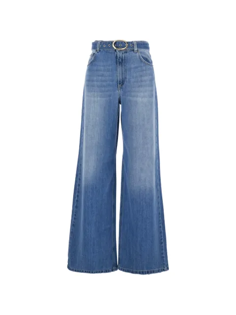 TWINSET belt flared jeans Blue 261TP2710