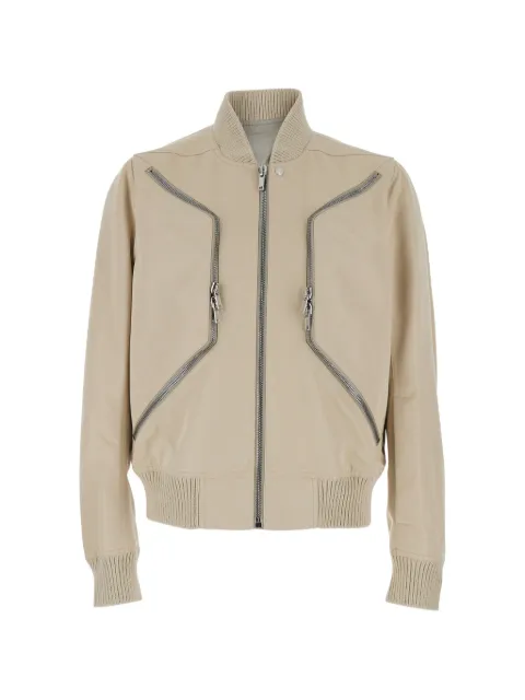 Rick Owens Heizer Flight zip-fastening jacket Neutrals RU01F2790CDU