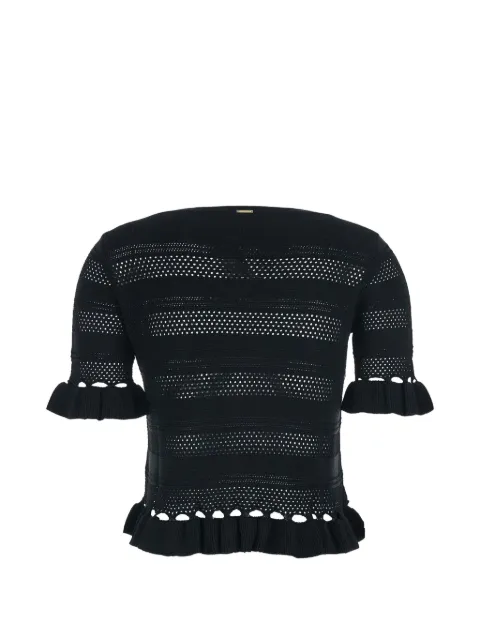 TWINSET jumper with ruffles Black 261TP3082