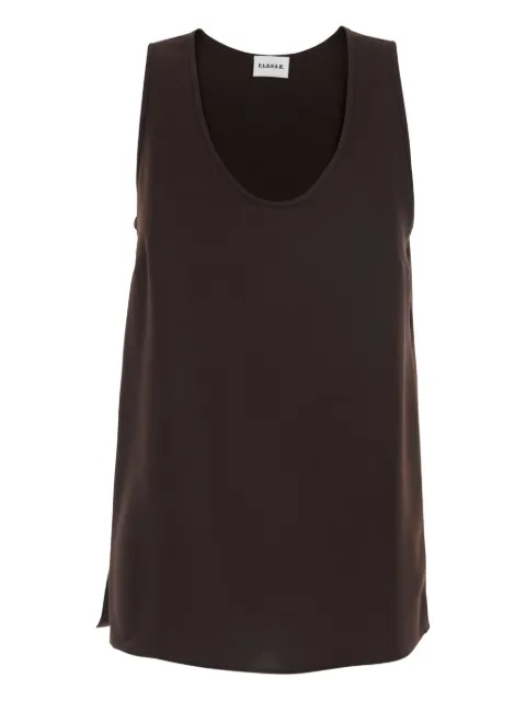 P.A.R.O.S.H. sleeveless top Brown D313080PANTY26008