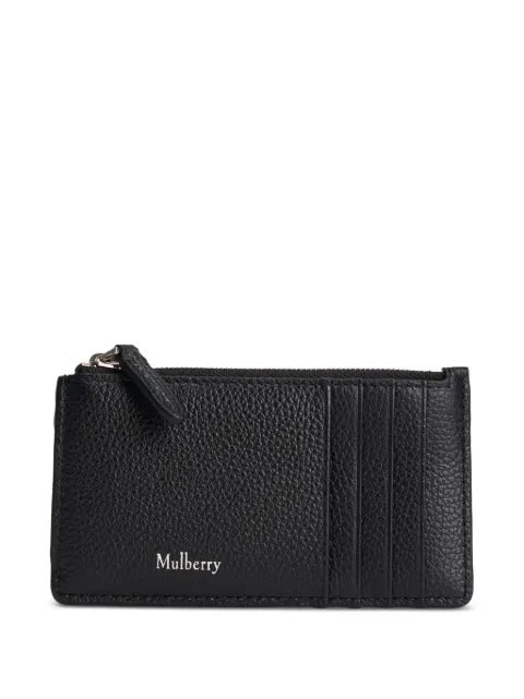 Mulberry zipped card wallet Black RL7975A100
