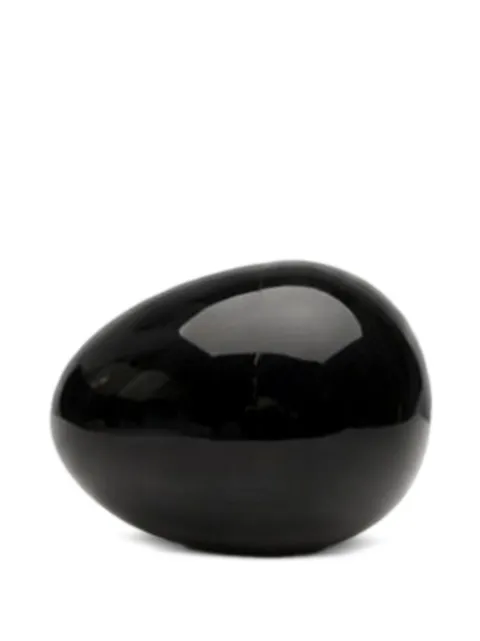 Fourth Street onyx-egg paperweight Black EGGPAPERWEIGHTBLAC