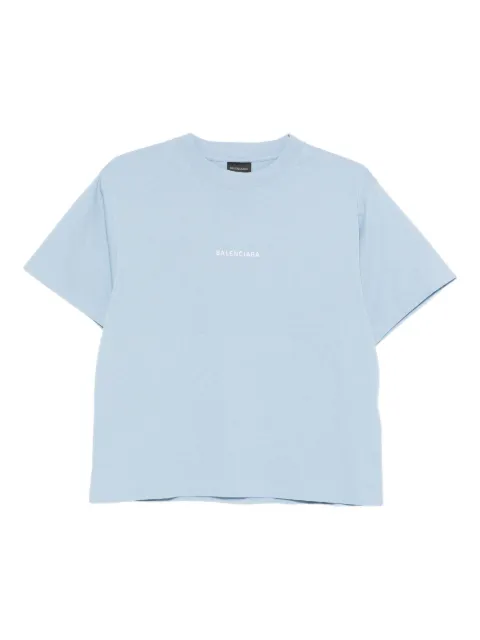 Balenciaga logo T-shirt Blue 850990TTVJ1