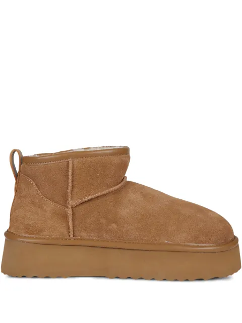 Hoor Vega platform ankle boots Brown VEGA