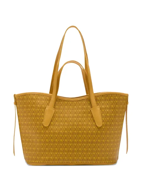 Coccinelle monogram straps tote bag Yellow E1SSF110501936