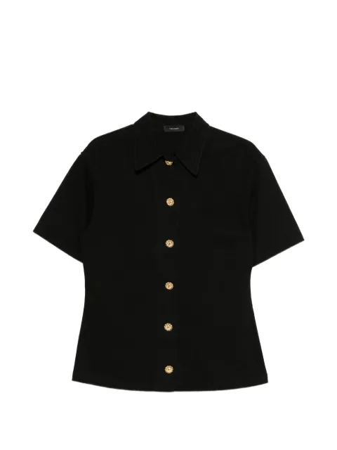 THELAURENT buttoned short-sleeve shirt Black THL25BK79