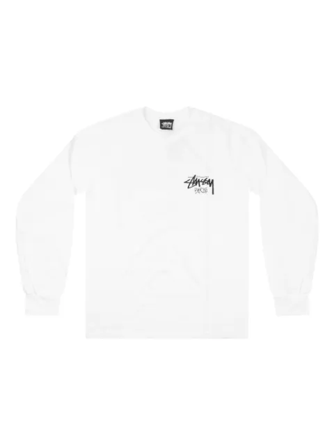 Stüssy Paris long-sleeve T-shirt White STUS294