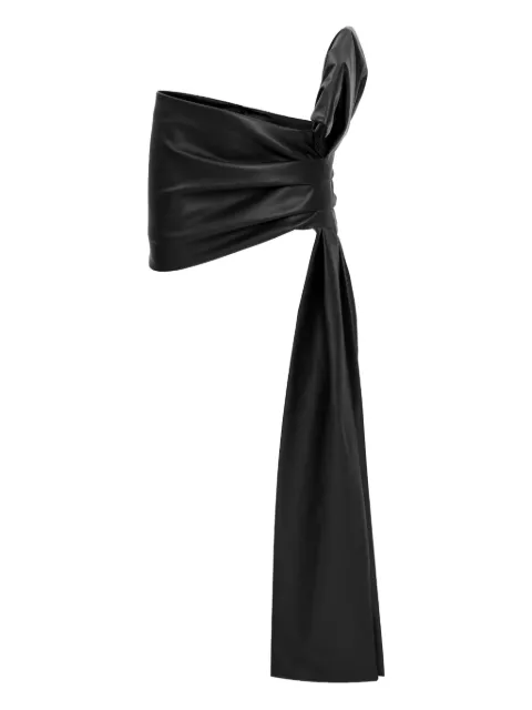 Lika bow mini skirt Black 7871