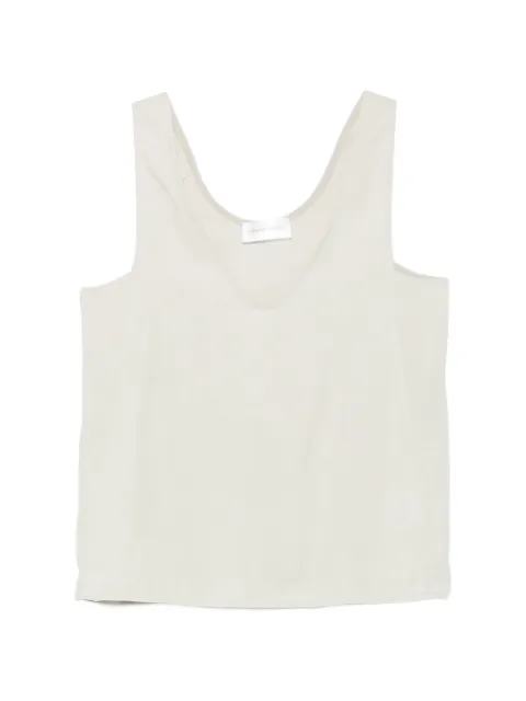 Christian Wijnants V-neck sleeveless top Neutrals TOPOLA8737
