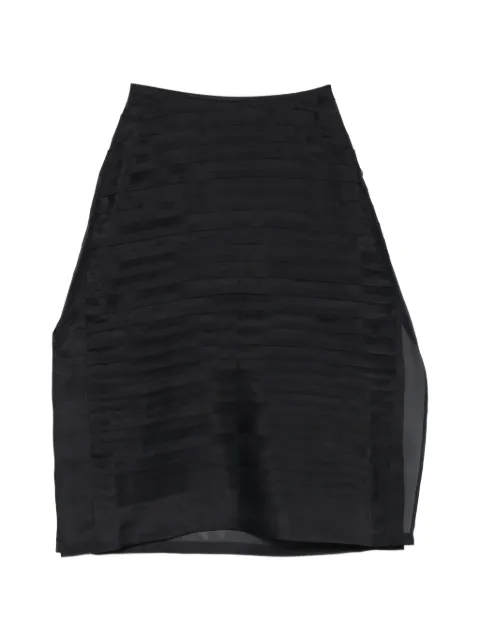 Christian Wijnants pleated midi skirt Black SIRONI8711