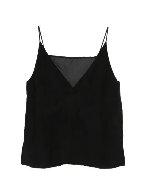 Christian Wijnants Tulip V-neck vest Black TULIP8740