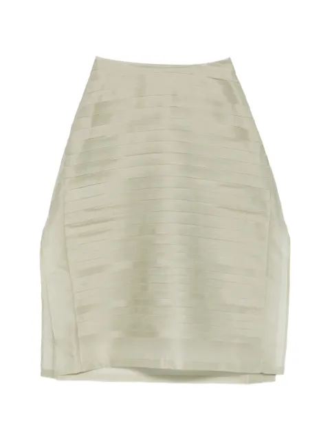 Christian Wijnants pleated midi skirt Neutrals SIRONI8711