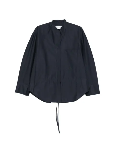 Christian Wijnants patch-pocket shirt Blue TUBI8720