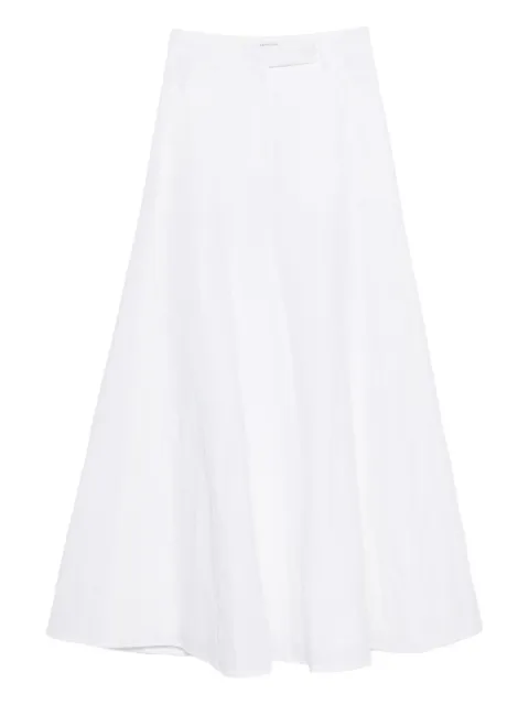 Brunello Cucinelli flared maxi skirt White M0Y02G3998C159