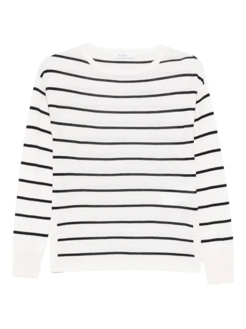 Max Mara striped sweater White 2611361038600