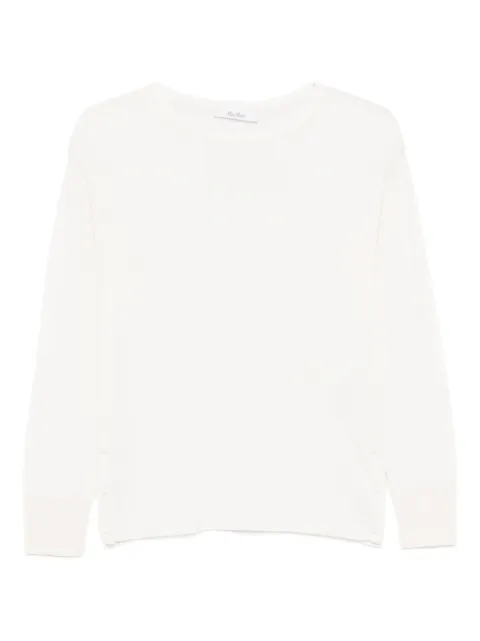 Max Mara button-detail sweater White 2611361038600