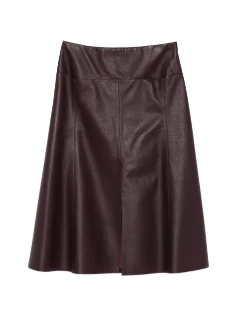 Alaïa panelled midi skirt Red AA9J2371L024B