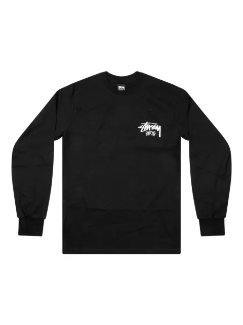 Stüssy round-neck long-sleeve top Black STUS295