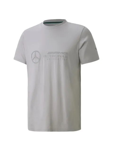 PUMA MAPM Mercedes logo-detail T-shirt Grey 59804202