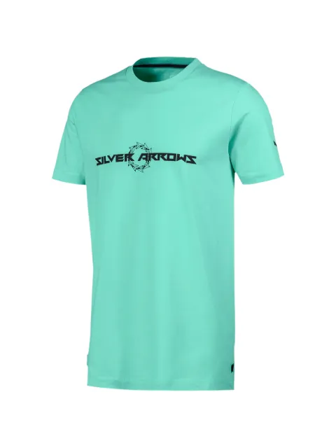 PUMA MAPM Mercedes graphic-print T-shirt Green 59617206