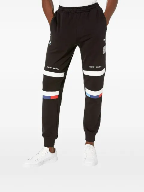 PUMA x BMW Motorsport stripe-detail track pants Black 59655201