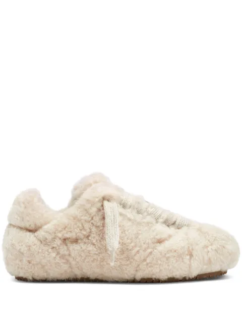 Axel Arigato Tact shearling-effect sneakers Neutrals F3669002