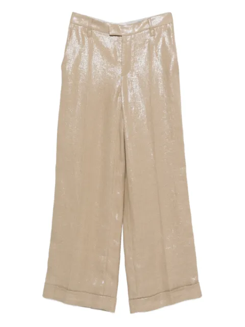 Brunello Cucinelli lurex trousers Neutrals ML596P8492C7081