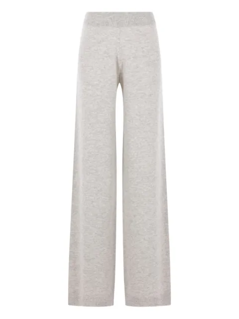 Allude elasticated knit trousers Grey 2621770681