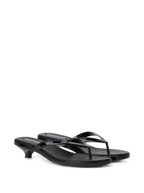 Karl Lagerfeld Jelly heeled sandals Black KLL83006999