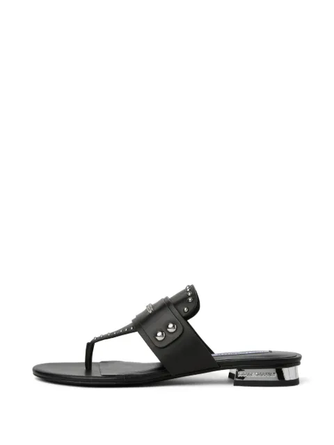 Karl Lagerfeld Jeans Roxy stud-trim flat sandals Black KLL81600989
