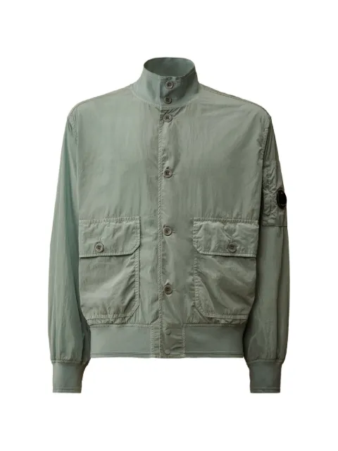 C.P. Company Chrome-R button bomber jacket Blue 20CMOW003A005904G809