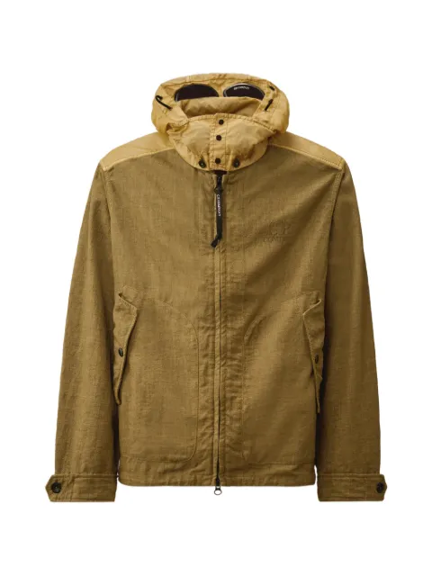C.P. Company Goggle-detail Rafia-R jacket Green 20CMOW199A110599M644