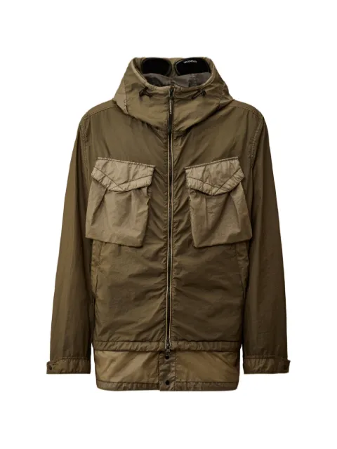 C.P. Company Bi-TM Mixed Goggle jacket Green 20CMOW190A110185M921