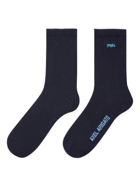 Axel Arigato Floral Logo socks Blue X3957001