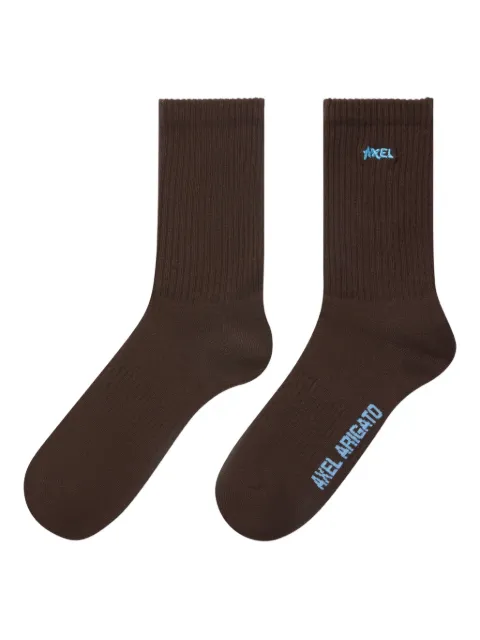 Axel Arigato Floral Logo socks Brown X3957002