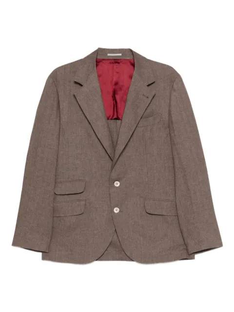 Brunello Cucinelli button jacket Brown MB4307BWDC089