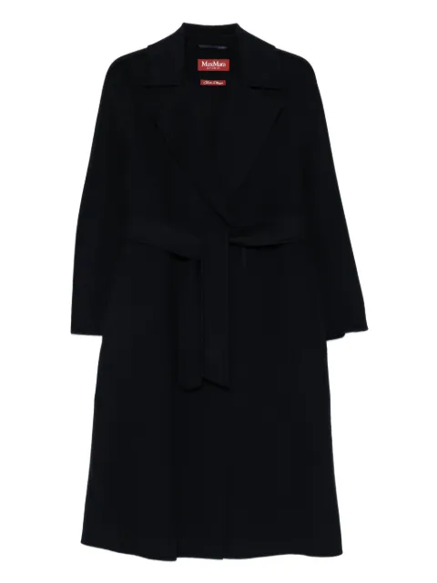 Max Mara double-breasted belted coat Blue 2616011011600