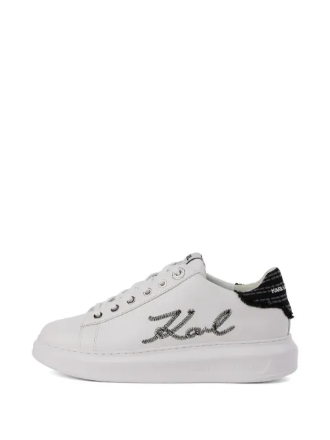 Karl Lagerfeld Kapri bouclé sneakers White KL62510R100