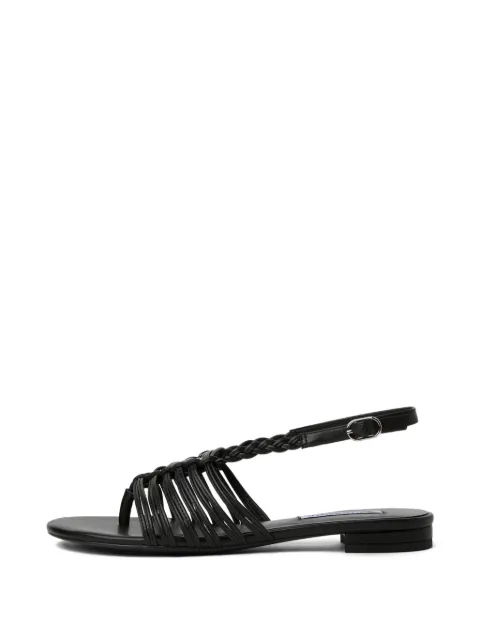 Karl Lagerfeld Alisso II leather cord sandals Black KLL82526999