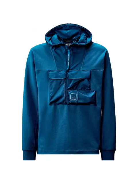 C.P. Company half-zip hoodie Blue 20CLSS015A006452M849