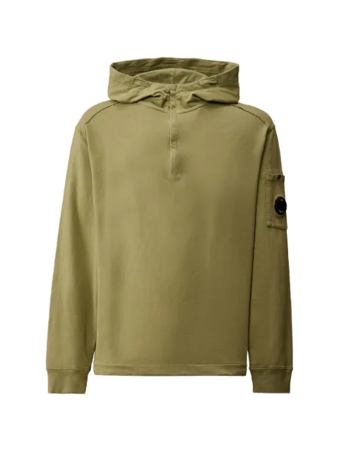 C.P. Company half-zip hoodie Green 20CMSS023A002246G610