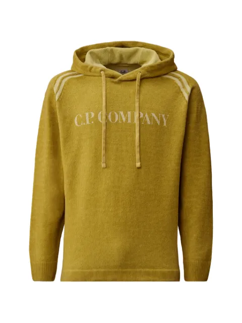 C.P. Company adjustable-drawstring hoodie Yellow 20CMKN205A110647S246