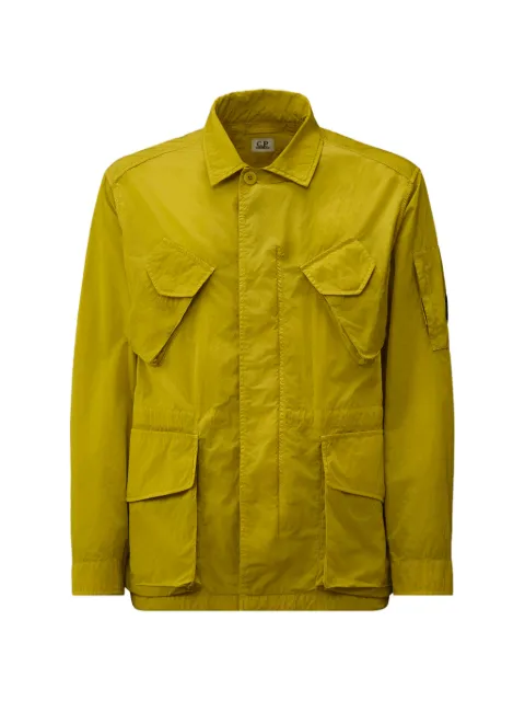 C.P. Company multiple-pocket overshirt Yellow 20CMOW004A110535G246