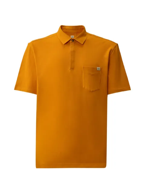 C.P. Company chest-pocket polo shirt Orange 20CMPL107A005263W436