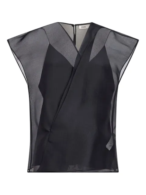 KHAITE short-sleeves blouse Black 2442382200