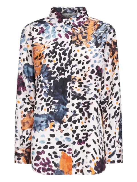 FENDI long-sleeves shirt White FS8312AVJW