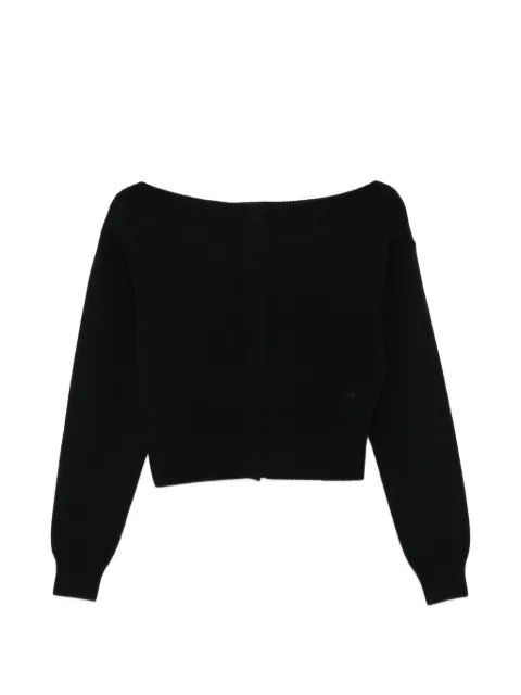 TOM FORD boat-neck cardigan Black CAK388YAX1018